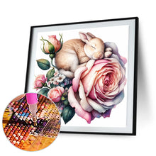 Load image into Gallery viewer, Diamond Painting - Full Round - budding rabbit (30*30CM)