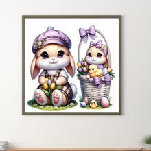 Load image into Gallery viewer, Diamond Painting - Full Round - cartoon bunny (30*30CM)