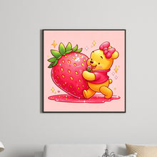 Load image into Gallery viewer, Diamond Painting - Full Round - Winnie the Pooh and Strawberries (30*30CM)