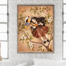 Load image into Gallery viewer, Diamond Painting - Full Round - girl (30*40CM)