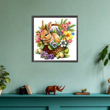 Load image into Gallery viewer, Diamond Painting - Full Round - easter bunny (30*30CM)