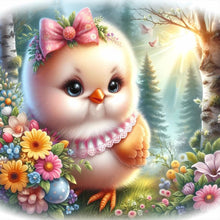 Load image into Gallery viewer, Diamond Painting - Full Round - easter chick (30*30CM)