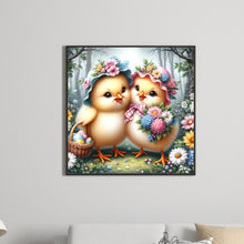 Load image into Gallery viewer, Diamond Painting - Full Round - easter chick (30*30CM)