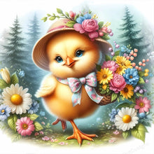 Load image into Gallery viewer, Diamond Painting - Full Round - easter chick (30*30CM)