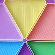 Load image into Gallery viewer, Large Capacity DIY Hexagonal Diamond Painting Tray with Spoon Brush(Mixed Color)