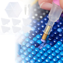 Load image into Gallery viewer, Large Capacity DIY Hexagonal Diamond Painting Tray Kit with Spoon Brush (Clear)