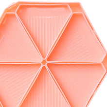 Load image into Gallery viewer, Large Capacity DIY Hexagonal Diamond Painting Tray Kit with Spoon Brush (Pink)
