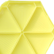Load image into Gallery viewer, Large Capacity DIY Hexagonal Diamond Painting Tray Kit with Spoon Brush (Yellow)