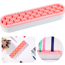 Load image into Gallery viewer, Diamond Painting Pen Holder Cosmetic Storage Box Desktop Brush Holder (Pink)