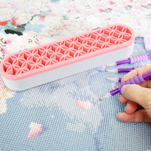 Load image into Gallery viewer, Diamond Painting Pen Holder Cosmetic Storage Box Desktop Brush Holder (Pink)