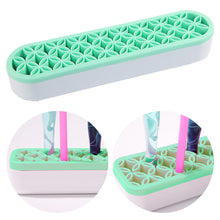 Load image into Gallery viewer, Diamond Painting Pen Holder Cosmetic Storage Box Desktop Brush Holder (Green)