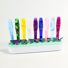 Load image into Gallery viewer, Diamond Painting Pen Holder Cosmetic Storage Box Desktop Brush Holder (Green)