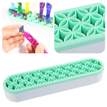 Load image into Gallery viewer, Diamond Painting Pen Holder Cosmetic Storage Box Desktop Brush Holder (Green)