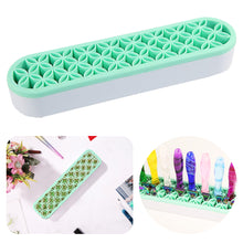 Load image into Gallery viewer, Diamond Painting Pen Holder Cosmetic Storage Box Desktop Brush Holder (Green)