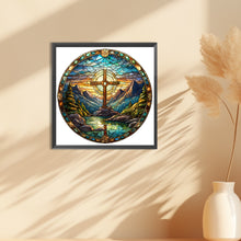Load image into Gallery viewer, Diamond Painting - Full Round - cross nature landscape glass art (30*30CM)