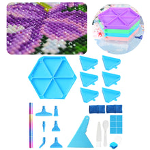 Load image into Gallery viewer, Diamond Painting Tool Accessory Tray Kit with Brush Spoon Glue Clays (Set 2)