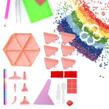 Load image into Gallery viewer, Diamond Painting Tool Accessory Tray Kit with Brush Spoon Glue Clays (Set 2)