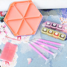 Load image into Gallery viewer, Diamond Painting Tool Accessory Tray Kit with Brush Spoon Glue Clays (Set 3)