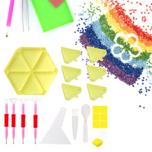 Load image into Gallery viewer, Diamond Painting Tool Accessory Tray Kit with Brush Spoon Pen Glue Clay (Set 1)