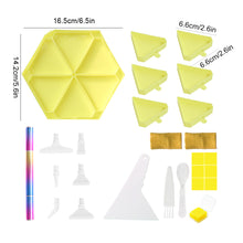 Load image into Gallery viewer, Diamond Painting Tool Accessory Tray Kit with Brush Spoon Glue Clays (Set 2)