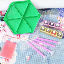 Load image into Gallery viewer, Diamond Painting Tool Accessory Tray Kit with Brush Spoon Glue Clays (Set 3)