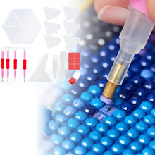 Load image into Gallery viewer, Diamond Painting Tool Accessory Tray Kit with Brush Spoon Pen Glue Clay (Set 1)