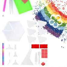 Load image into Gallery viewer, Diamond Painting Tool Accessory Tray Kit with Brush Spoon Glue Clays (Set 2)