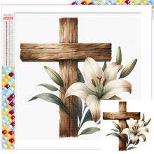 Load image into Gallery viewer, Diamond Painting - Full Square - cross lily (40*70CM)