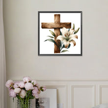 Load image into Gallery viewer, Diamond Painting - Full Square - cross lily (40*70CM)