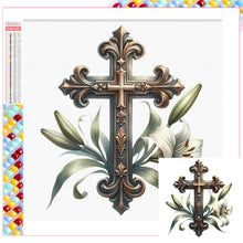 Load image into Gallery viewer, Diamond Painting - Full Square - cross lily (40*70CM)
