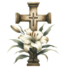 Load image into Gallery viewer, Diamond Painting - Full Square - cross lily (40*70CM)