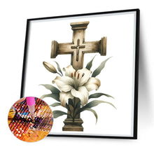 Load image into Gallery viewer, Diamond Painting - Full Square - cross lily (40*70CM)