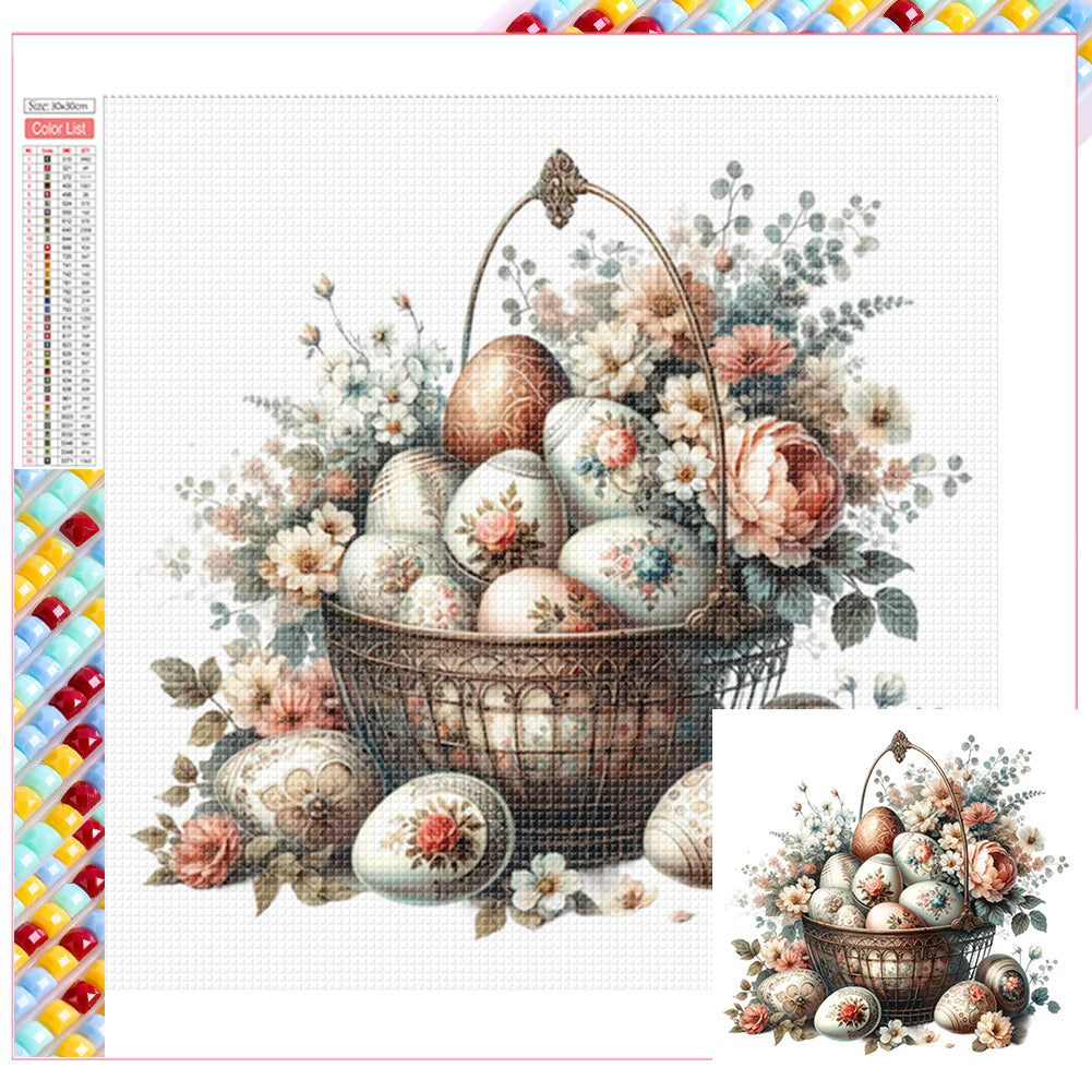 Diamond Painting - Full Square - Easter Egg (30*30CM)