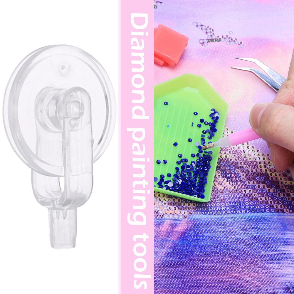 5 Pcs Diamond Paintng Art Wheel with 2Pcs Diamond Painting Glue Clay (White)