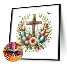 Load image into Gallery viewer, Diamond Painting - Full Square - easter cross (30*30CM)