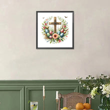 Load image into Gallery viewer, Diamond Painting - Full Square - easter cross (30*30CM)