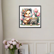 Load image into Gallery viewer, Diamond Painting - Full Square - easter chick (30*30CM)