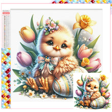 Load image into Gallery viewer, Diamond Painting - Full Square - easter chick (30*30CM)