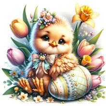 Load image into Gallery viewer, Diamond Painting - Full Square - easter chick (30*30CM)