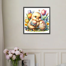 Load image into Gallery viewer, Diamond Painting - Full Square - easter chick (30*30CM)