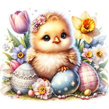Load image into Gallery viewer, Diamond Painting - Full Square - easter chick (30*30CM)