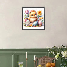 Load image into Gallery viewer, Diamond Painting - Full Square - easter chick (30*30CM)