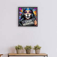 Load image into Gallery viewer, Diamond Painting - Full Round - dark girl (30*30CM)