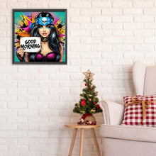 Load image into Gallery viewer, Diamond Painting - Full Round - dark girl (30*30CM)