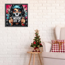 Load image into Gallery viewer, Diamond Painting - Full Round - dark girl (30*30CM)