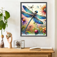 Load image into Gallery viewer, Diamond Painting - Full Round - romantic dragonfly (30*40CM)