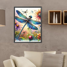 Load image into Gallery viewer, Diamond Painting - Full Round - romantic dragonfly (30*40CM)