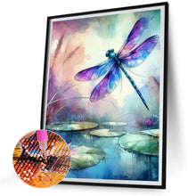 Load image into Gallery viewer, Diamond Painting - Full Round - romantic dragonfly (30*40CM)