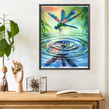 Load image into Gallery viewer, Diamond Painting - Full Round - romantic dragonfly (30*40CM)