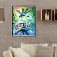 Load image into Gallery viewer, Diamond Painting - Full Round - romantic dragonfly (30*40CM)